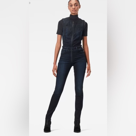 G-STAR Lynn Type 30 Jumpsuit black Size S - Picture 3 of 16